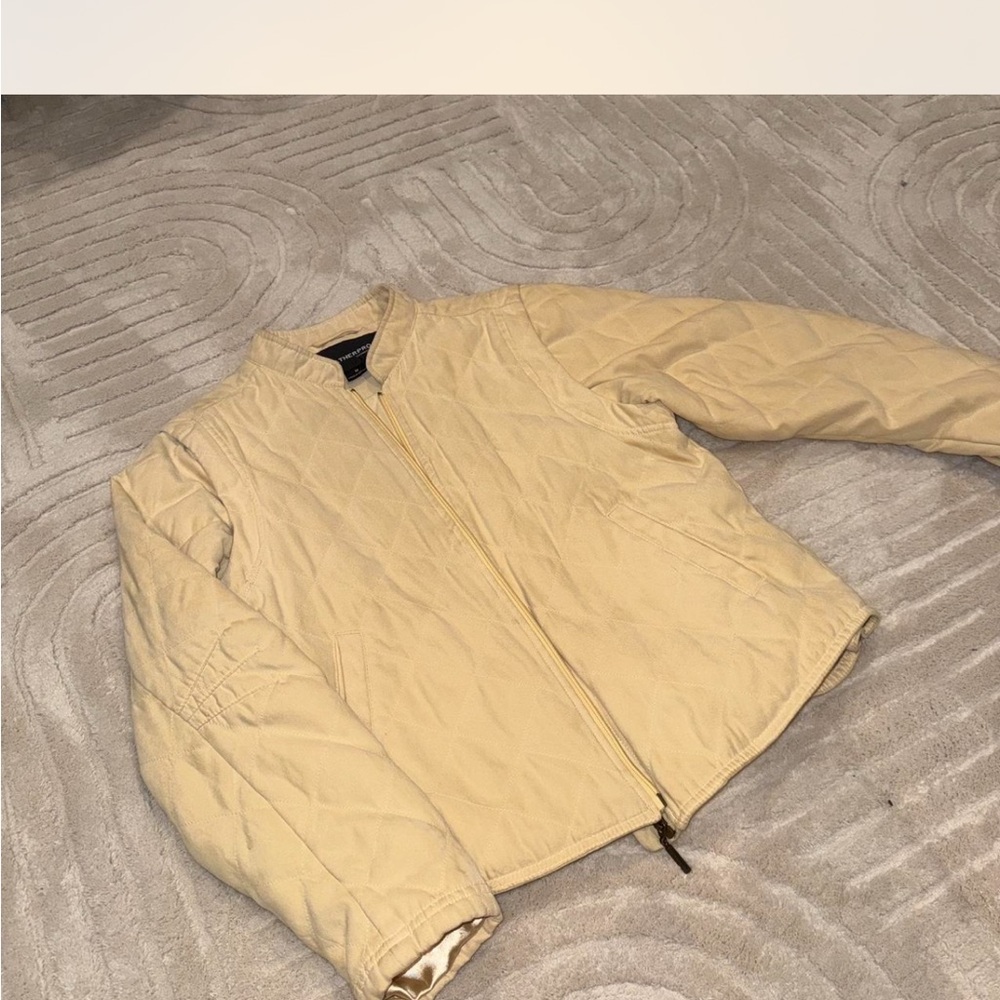 Weatherproof Light Yellow Quilted Jacket